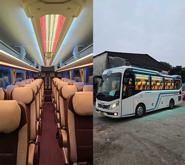 Kinh nghiệm khi thuê xe 45 chỗ