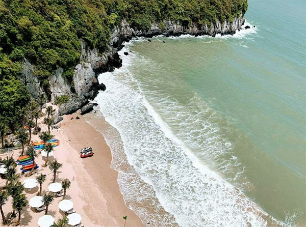 nhung bai bien o hai phong