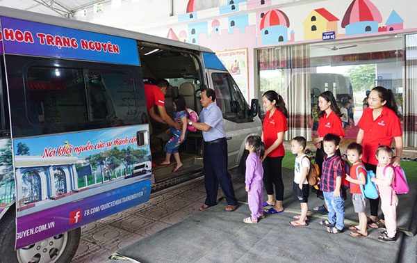 Top trò chơi hoạt náo trên xe cho trẻ mầm non