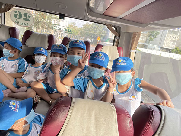 Top trò chơi hoạt náo trên xe cho trẻ mầm non